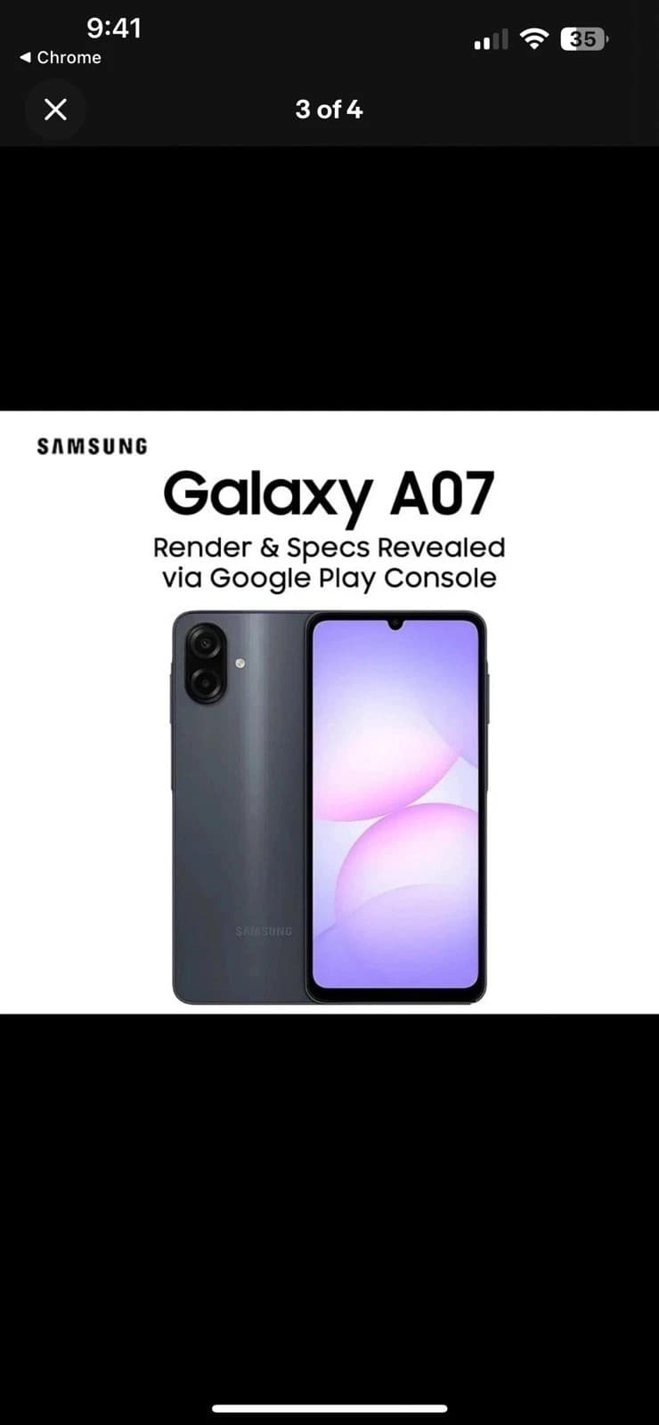 Samsung Galaxy A07 128GB, 4GB, Camera 50MP, 6.7" Screen - Green - Image 3