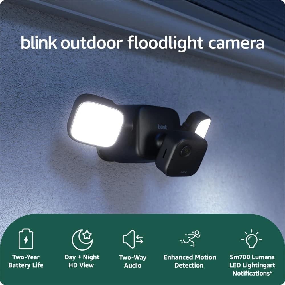 Blink Outdoor Floodlight Camera Newest gen Wireless Smart Security Camera - Image 2