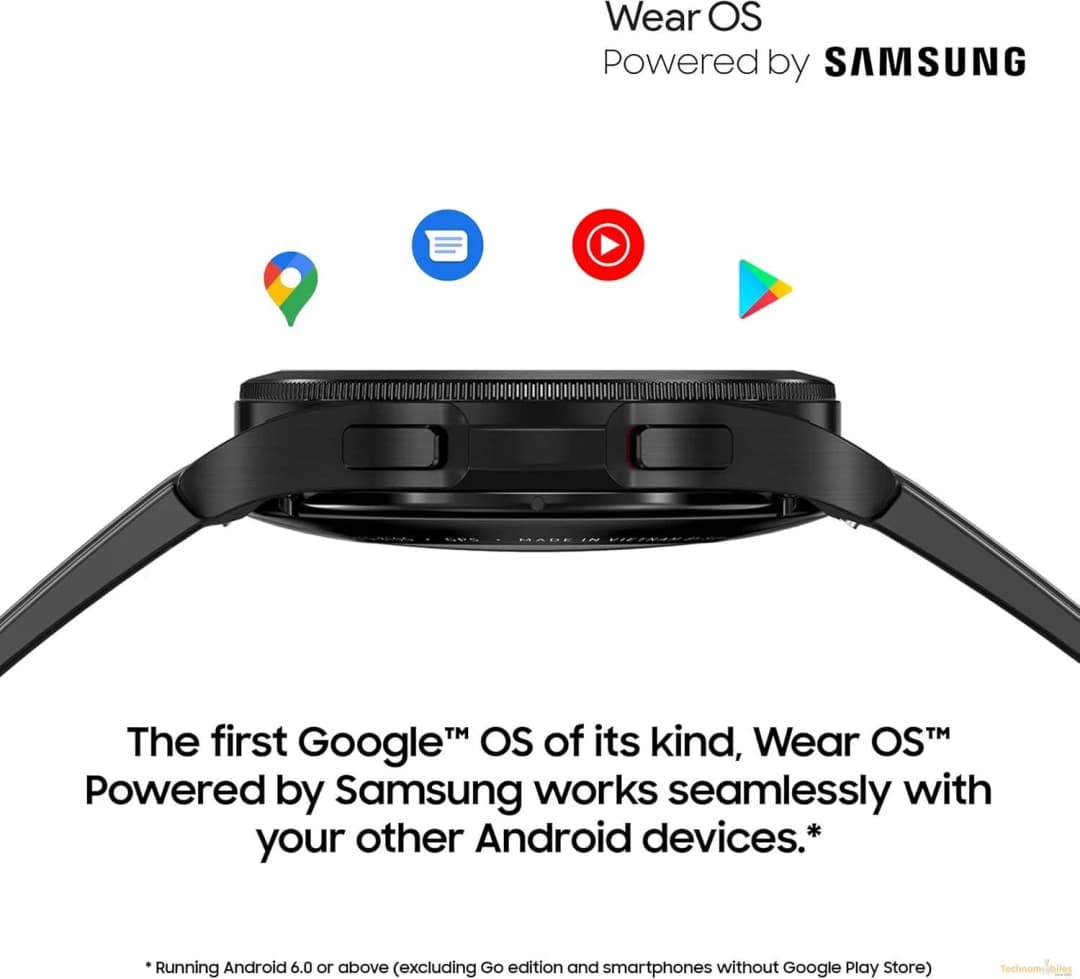 Samsung Galaxy Watch4 Classic 46mm 4G LTE Smart Watch, Rotating Bezel, 3 Year Ma - Image 3