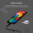 Belkin BoostCharge Flex USB-C to USB-C Cable 2M Fast Charging Silicone Cable with Clip – Black thumbnail 5