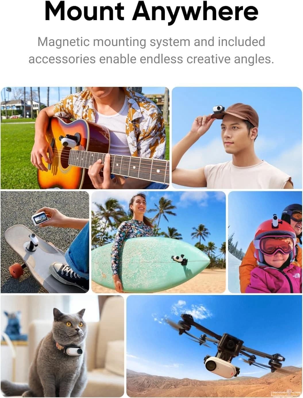 INSTA360 GO 3 Action Camera, 64 GB, White - Image 5