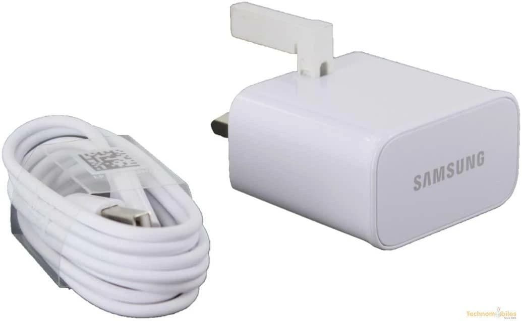 Genuine Samsung Fast Adaptive Mains White EP-TA50UWE + MIcro USB Cable