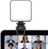 XQISIT Snap Laptop Light – Portable Clip-On LED Light for Video Calls, Work & Study