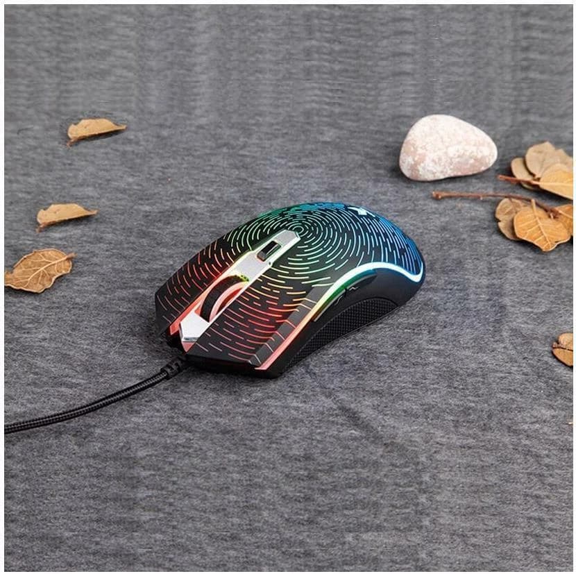 Rapoo V25S Wired Gaming Mouse USB Optical 7000 DPI Backlight Multi Colour LED - Image 5