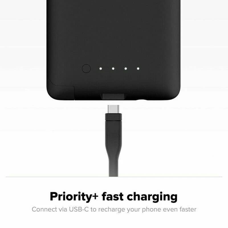 mophie Juice Pack Slim Wireless Charging Battery Case for Samsung Galaxy Note8 – Black - Image 4