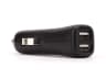 Griffin Ultra-Powerful Dual USB Car Charger + Micro-USB Cable 10W+10W 3FT - Black