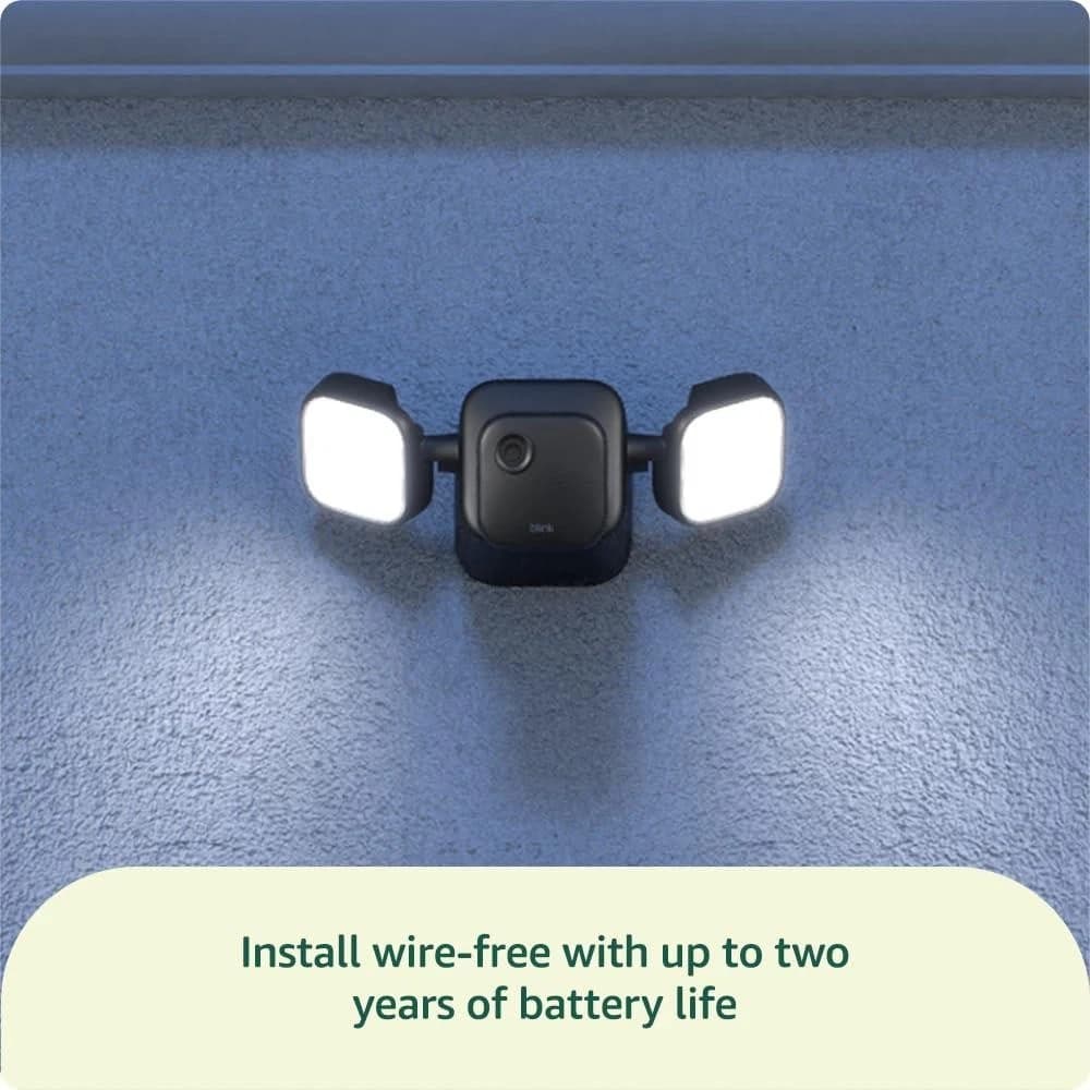 Blink Outdoor Floodlight Camera Newest gen Wireless Smart Security Camera - Image 4