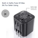 Yesido MC-09 Multi-function Universal Travel Adapter Plug - Black thumbnail 4