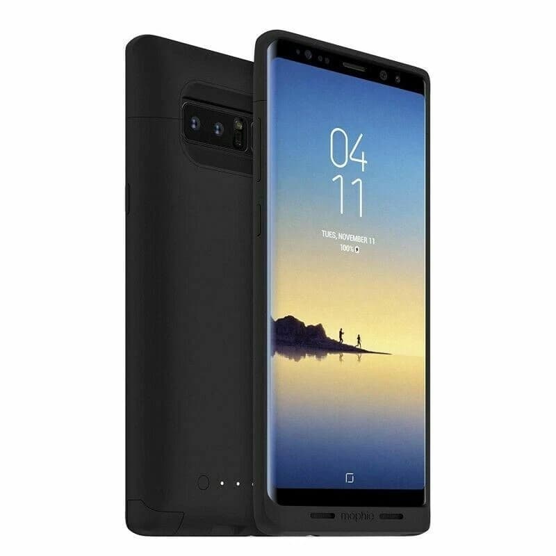 mophie Juice Pack Slim Wireless Charging Battery Case for Samsung Galaxy Note8 – Black