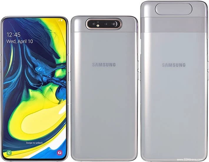 Samsung Galaxy A80 128GB 8GB RAM Dual SIM 4G Smartphone Android Phone - Silver - Image 2