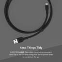 Belkin BoostCharge Flex USB-C to USB-C Cable 2M Fast Charging Silicone Cable with Clip – Black thumbnail 7
