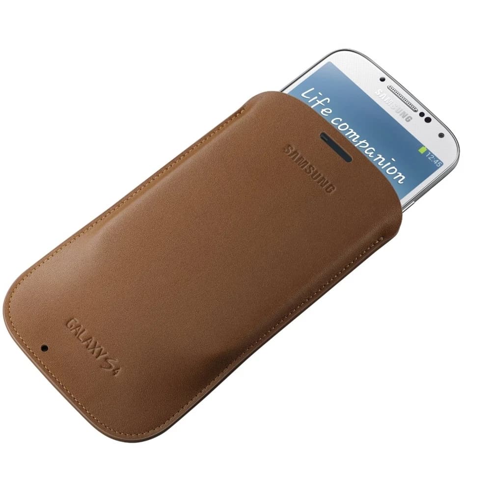 Samsung Galaxy S4 Pouch - Camel - Image 1