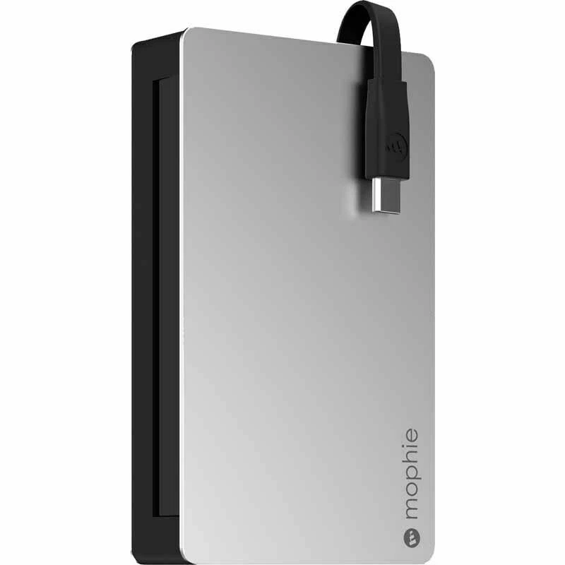 Mophie Powerstation Plus Quick-Charge External Battery 5000mAh with Built-In Lightning Cable - Image 2