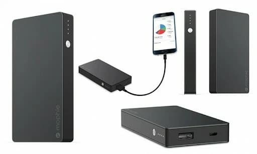 mophie SpaceStation External Storage & Battery, 32GB - Black - Image 2