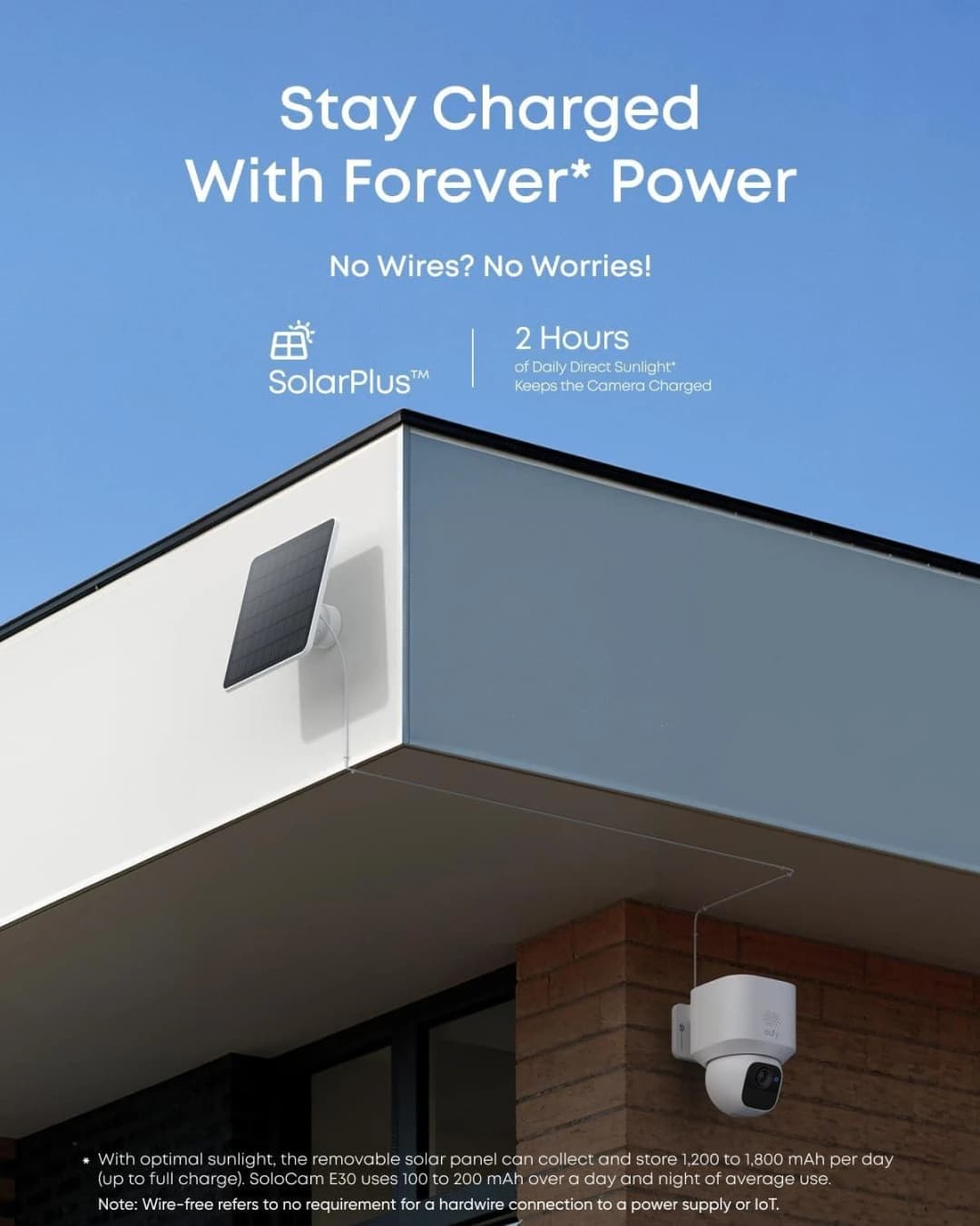 eufy Security SoloCam E30 2K Solar Security Camera Outdoor Wireless - Image 2
