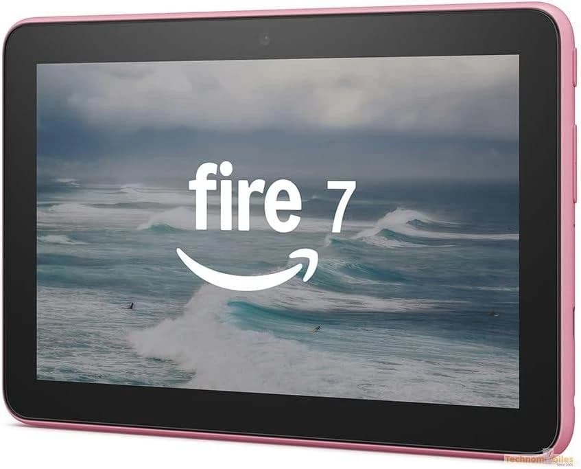Amazon Fire 7 tablet | 7" display, 16 GB, latest model (2022 release), Rose - Image 1