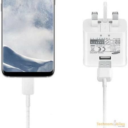 Genuine Samsung Fast Adaptive Mains White EP-TA50UWE + MIcro USB Cable - Image 2