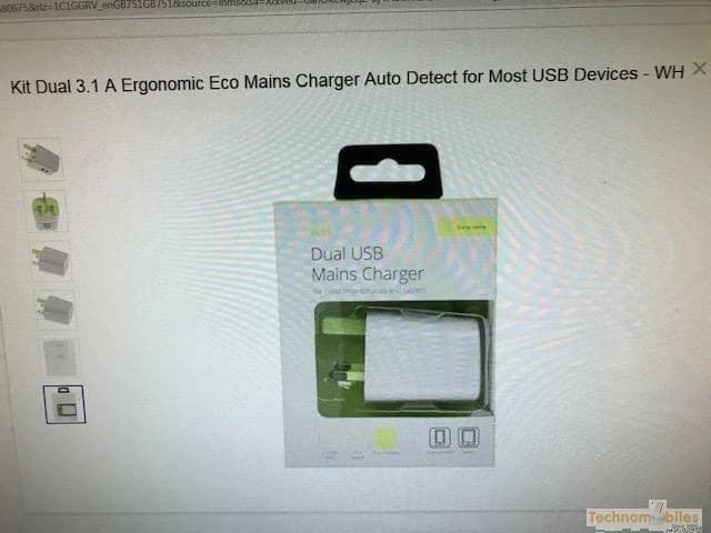 Kit Dual 3.1 A Ergonomic Eco Mains Charger Auto Detect for Most USB Devices - WH - Image 2