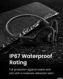 Shokz OpenRun SE Wireless Bluetooth Bone Conduction Sport Headphones Grey thumbnail 5