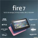 Amazon Fire 7 tablet | 7" display, 16 GB, latest model (2022 release), Rose thumbnail 3