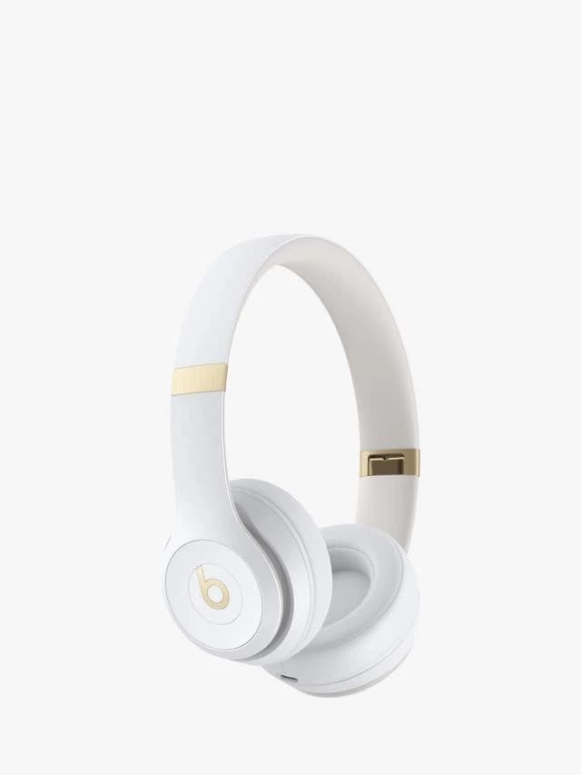 Beats Solo 4 Wireless Bluetooth On-Ear Headphones – White - Image 4