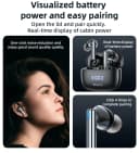 Yesido TWS23 ANC True Wireless Earbuds BT5.3 LED Display 6H 300mAh Touch Type-C - Black thumbnail 3