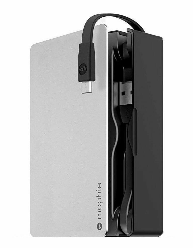 Mophie Powerstation Plus Quick-Charge External Battery 5000mAh with Built-In Lightning Cable