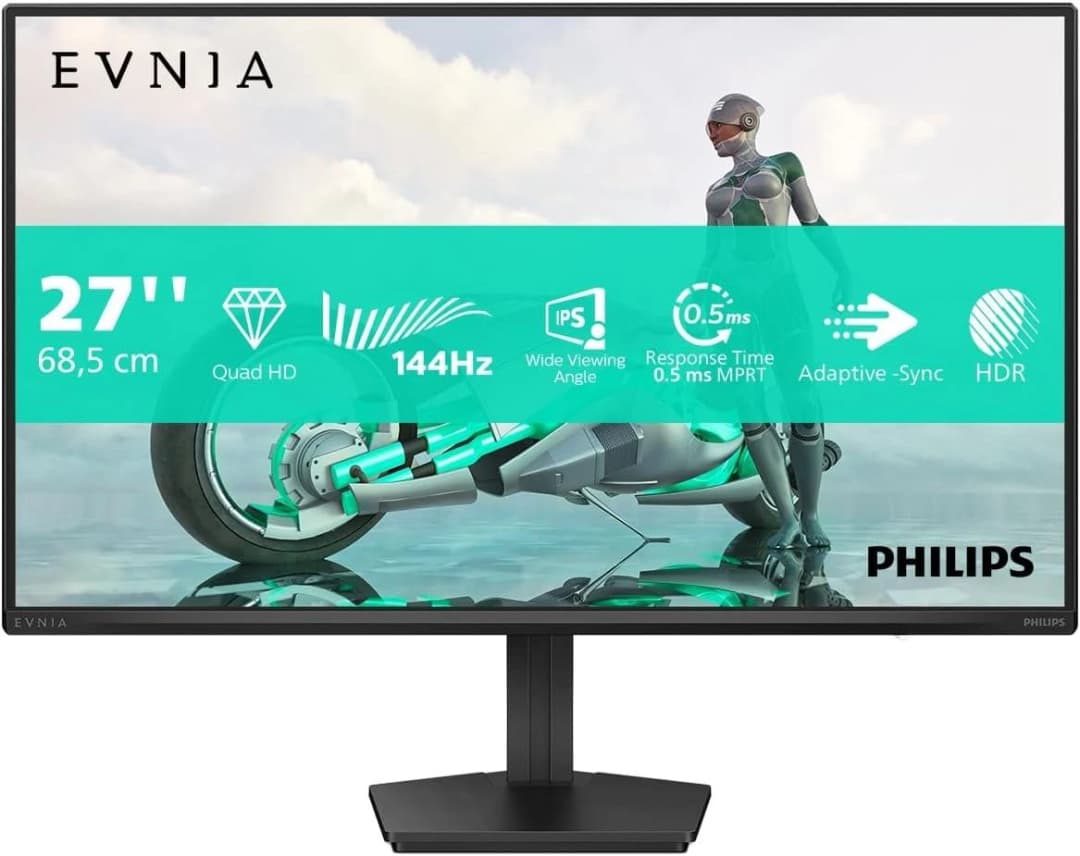 Philips 27M2N3500NF 27inch WQHD Monitor HDR10 - Dark Grey - Image 2