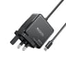 Yesido YC93 65W USB-C Laptop Charger Adapter Fast Charging with 2M Cable & UK Plug