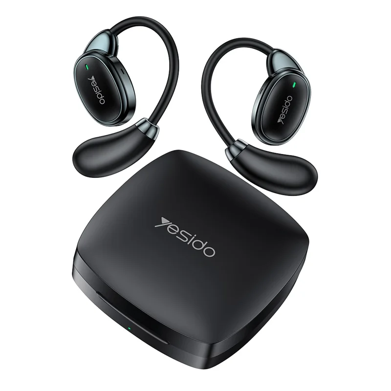YESIDO YSP19 OWS Open-Ear Bluetooth-compatible Headphones with IPX5 Waterproof Rating - Black - Image 1