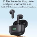 Yesido TWS19 ENC Noise Cancelling Semi In-Ear Wireless Earbuds - Black thumbnail 4