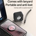 YESIDO YSW35 Mini Cube TWS Bluetooth-compatible Speaker with Lanyard Enhanced Bass Portable Subwoofer - Black thumbnail 6