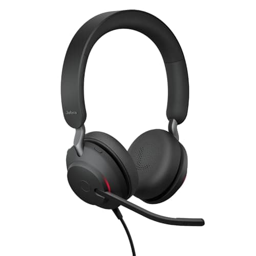 Jabra Evolve2 40 SE UC Stereo Headset Black - Image 1