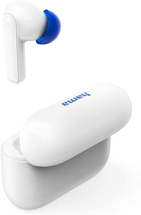 Hama Passion Clear II True Wireless Bluetooth Earbuds, ANC, App Support, White - Image 3