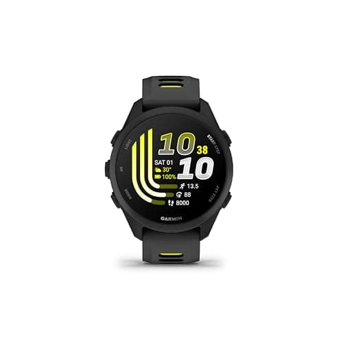Garmin Forerunner 170 Music 43mm GPS Running Smart Watch AMOLED 4GB Garmin Coach Garmin Pay - Black Amp Yellow - Image 2
