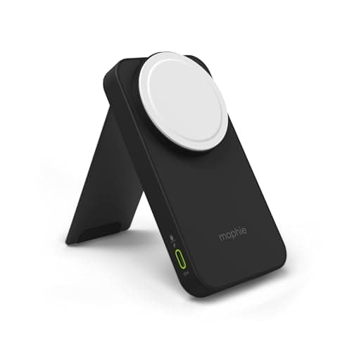 mophie powerstation wireless charging stand MagSafe, 15W fast charging, USB-C port, tripod socket, charge multiple devices, black - Image 2