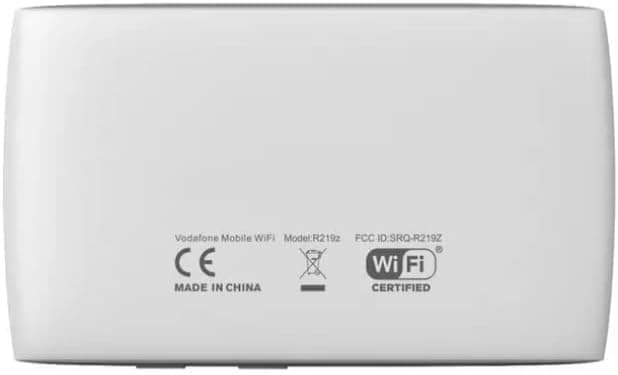 ZTE Vodafone R219z 4G Mobile Broadband WiFi Hotspot - White - Image 4