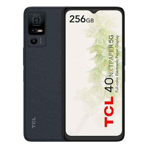 TCL 40 NXTPAPER 5G 256GB Starlight Black - Image 1