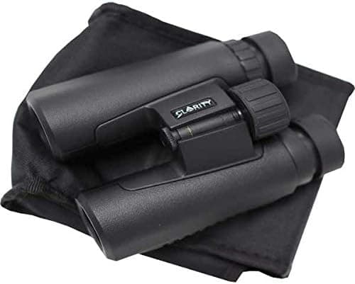 Clarity 10x26 Rubberised Compact Binoculars - Black - Image 3