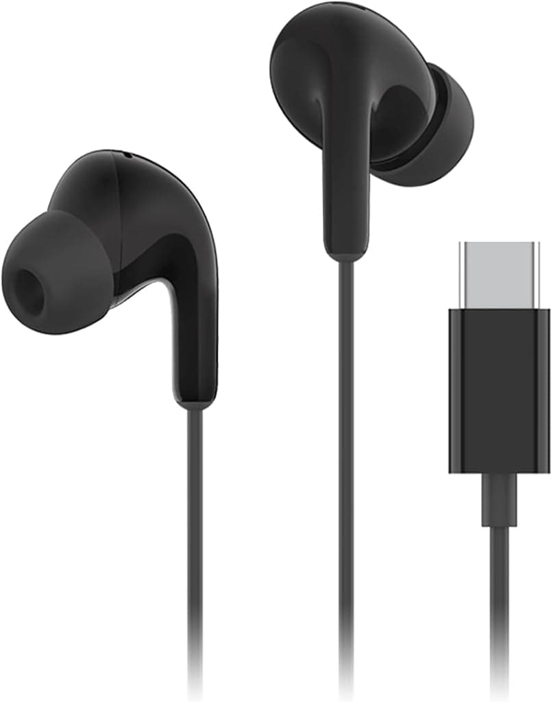 Xiaomi Type C Earphones 12.4mm Driver HD Microphone Three Button Control IP54 - Black - Image 1