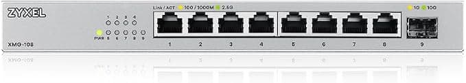 Zyxel XMG-108 8-Port 2.5G Multi-Gig Unmanaged Switch with 10G SFP+ Uplink - Image 2