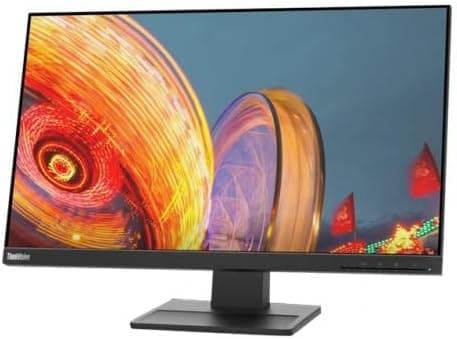 Lenovo ThinkVision E24q-20 23.8 Inch QHD IPS Monitor - Black - Image 4