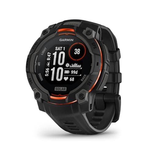 Garmin Instinct 3 Solar 45mm GPS Smartwatch - Black - Image 1