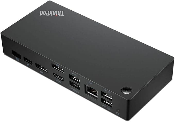 Lenovo ThinkPad Universal USB-C Smart Dock UK - Black - Image 3