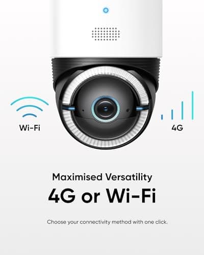Eufy 4G LTE Cam S330 4K Solar Wireless Camera Pan & Tilt AI Tracking - White - Image 9