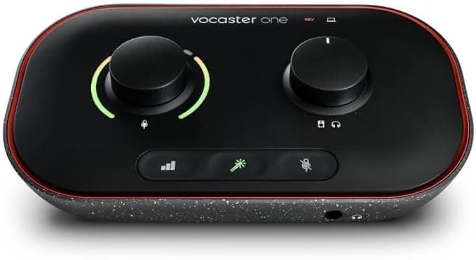 Focusrite Vocaster One Podcast Recording Interface for Solo Creators - Image 1