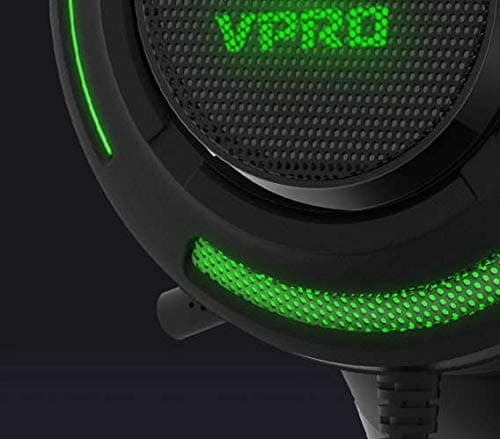 Rapoo VPRO VH200 Gaming Headset Over Ear Noise Cancelling Microphone LED Multi-Colour Lighting System Black - Image 7