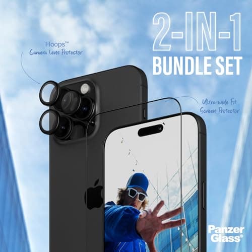 PanzerGlass® 2-in-1 Protection Pack for Apple iPhone 16 Pro Max - Black - Image 8