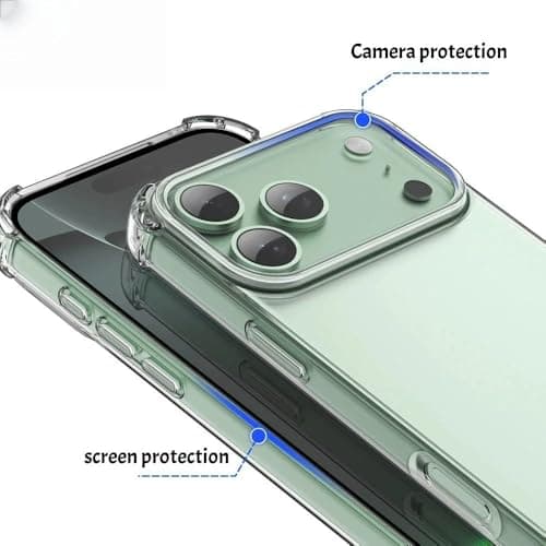 Atouchbo Tough Shockproof Armoured Clear Case Compatible With iPhone 17 Pro Max - Image 9