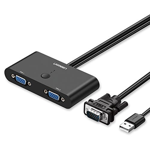 UGREEN 2-in-1 VGA Switch Box – 2 Ports, 1920x1440@60Hz - Image 8